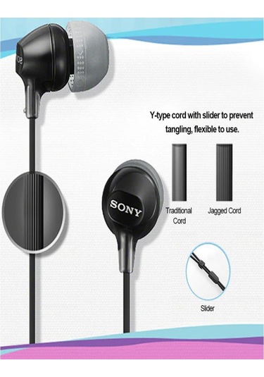 Mufunye Kulak İçi Kulaklık 3,5 Mm Kablolu Kulaklık Akıllı Telefon Kulaklığı Mikrofonlu Eller Serbest Hat İçi Kontrol Ex Serisi