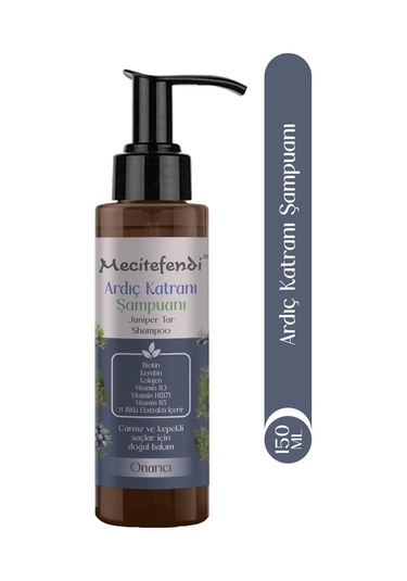 Mecitefendi Biotin Keratin ve Kolajen İçerikli Ardıç Katranı Şampuanı 150 ML