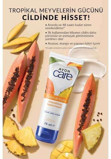 Avon Care Tropical Fruits El Kremi 3 x 75 ML