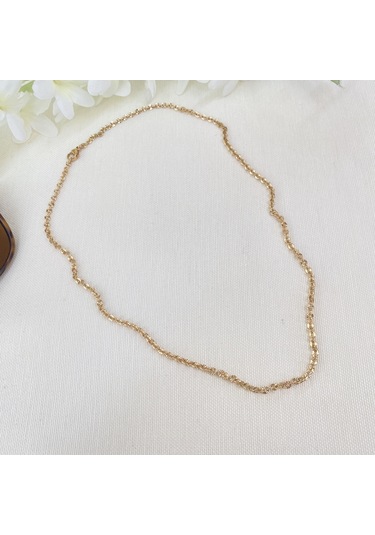 Işıltılı İşlemeli Çelik Zincir Kolye Kararmaz Xuping Vip Seri Ürün Rose 45 Cm Rose Gold