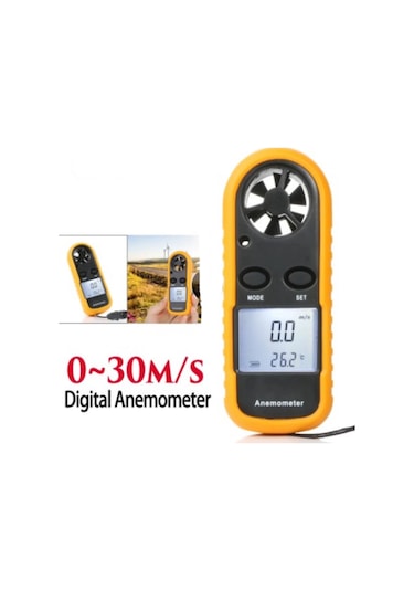 Rüzgar Hızı Ve Sıcaklık Ölçer Anemometre