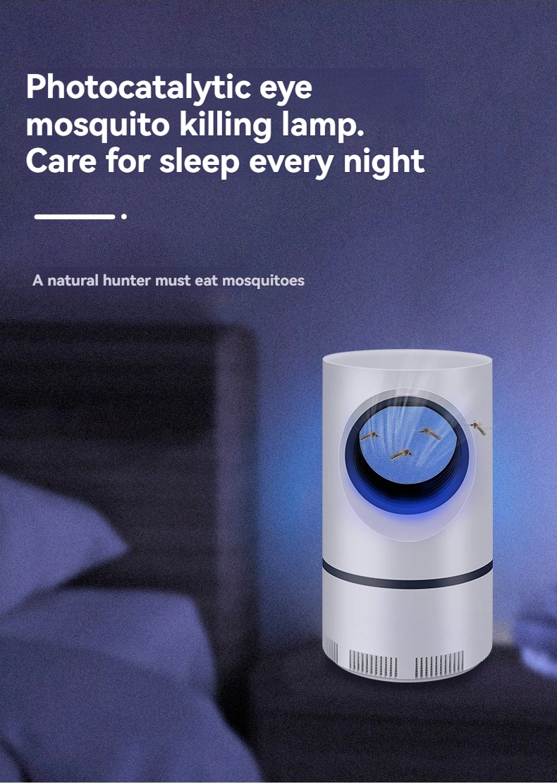 Geeksen Ev İçin Led Akıllı Musluk Katili - 8 Led Işık, Usb+adaptör, 365nm Uv Işık Kaynağı, 100 M² Etki Alanı, Beyaz Model A06