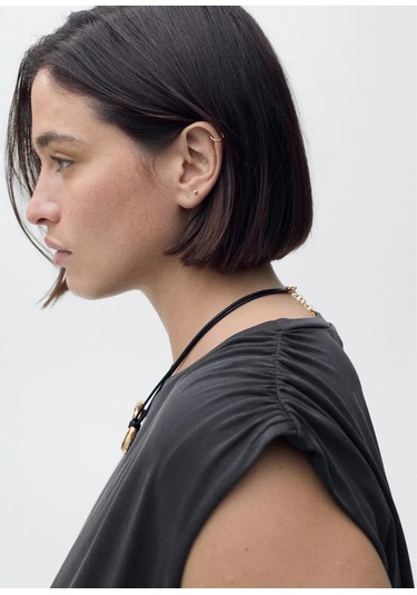 Mango Tişört 411957408 Gri