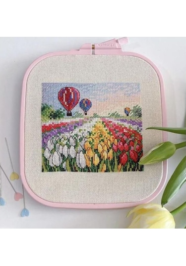 Nurge No:4 Pembe Plastik Kare Kasnak - (25 Cm X 28 Cm)
