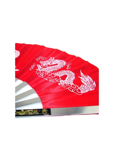 Shineyee Stainless Steel Çerçeveli Nylon Kumaşlı Katlanabilir 35cm Tai Chi Spor Dans Gösteri Kung Fu Feneri Siyah