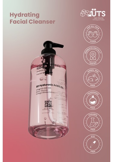 Cosmogenesis Labs Kuru Ve Hassas Ciltlere Yüz Temizleme Jeli 400 ML