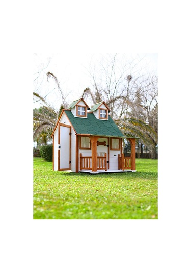 Mandu Ultra Lüks Ahşap Evi Köpek Kulübesi 120 x 132 x 103 CM