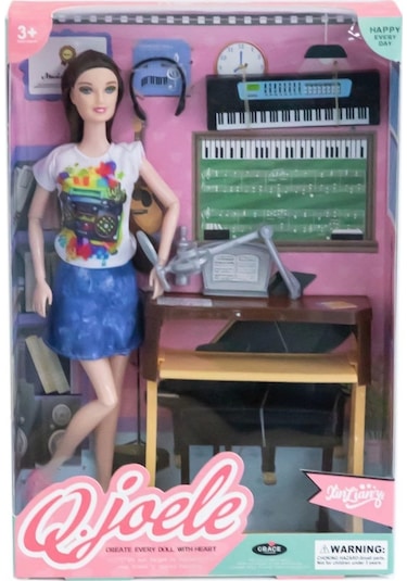 L5748k Piano Çalan Müzisyen Bebek -canem Oyuncak