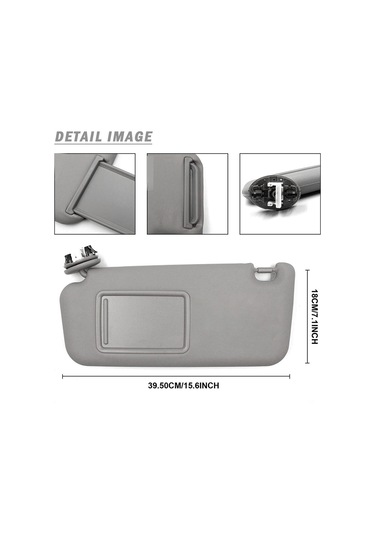 Xiaaokeji Toyota Rav4 İçin Sürücü Ön Sol Taraf Güneşlikleri Işıklı