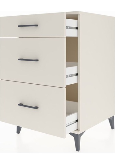 Kronos Komodin 3 Çekmeceli 60x59x96 Aytaşı-aytaşı Aytaşı