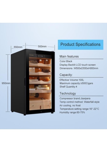 Raching Elektronik Puro Dolabı Siyah Ma50