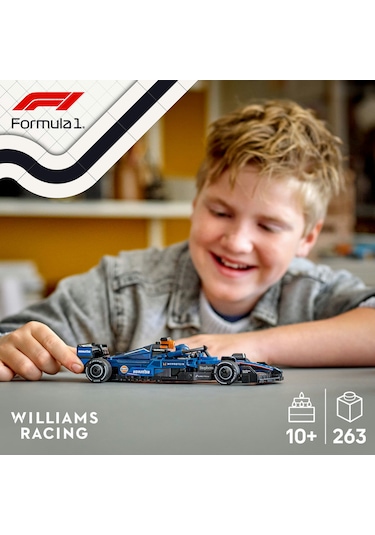 LEGO® Speed Champions Williams Racing FW46 F1® Yarış Arabası 77249 - 10 Yaş ve Üzeri Çocuklar için Yaratıcı Oyuncak Yapım Seti (263P)
