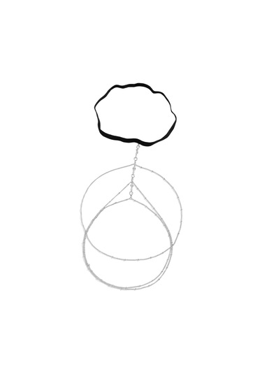 Homyl Kadınlar Için Uyluk Zinciri Kolay Giyilebilir Doğum Gümüş