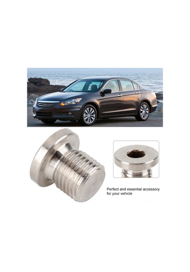 Kosona M12 X 1.25mm Metal Oksijen Sensörü Emici, Araba Ve Motosiklet Egzos Portu Kapatma Tıkanıklığı, Dayanıklı Ve Uyku Dirençli Aksesuar