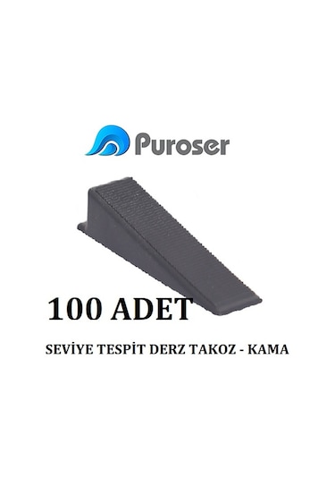 Seramik Fayans Tutucu Seviye Tespit Derz Takozu Kaması 100 Adet