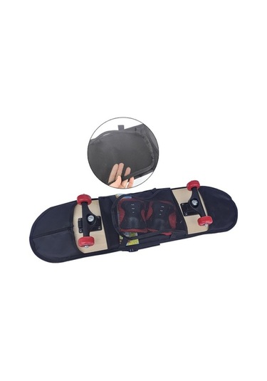 Pazly Suya Dayanıklı Siyah Omuz Kaykay Homyl Evrensel Cepli Çanta Wd Siyah Çok Renkli