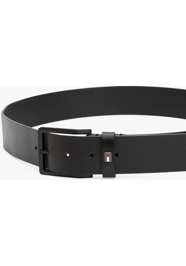 Tommy Hilfiger Adan Mini Logo Detaylı Kemer-8556 Black