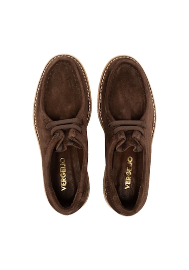 Marrone Sneaker Günlük Kadın 25k12026xs Vergelio Suede Marrone