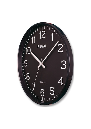 Regal0250 Bb Ince Çerçeve Slim Duvar Saati (289181467) Siyah