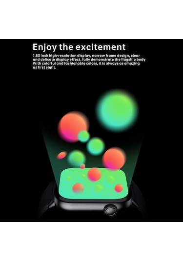 Wezone QS08pro 1.83" Hd  Ekran Akıllı Saat  (İthalatçı Garantili)