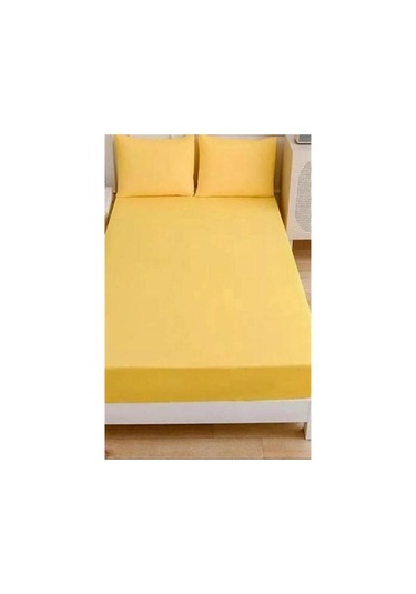 More Home Çift Kişilik Çarşaf Seti Sarı
