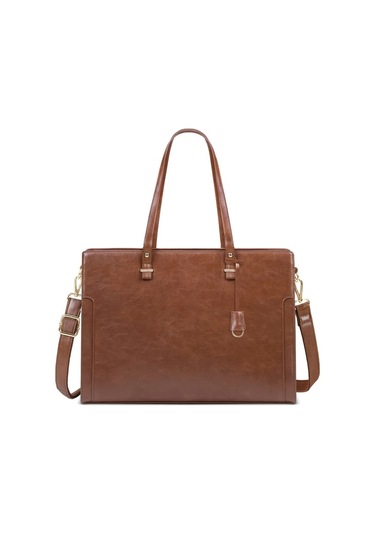 Xuweiwei Nubıly Kadın 15.6 Inç Vintage Suni Deri Profesyonel Laptop Çantası İş Ofis Sırt Çantası Retro Brown A Brown "value":"mavi"