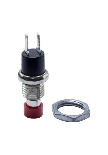 Kırmızı Mini Buton Pbs-105 Diyafon Buton Ic-177 -43012