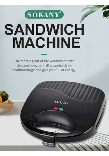 Ekmek Pişirme Ekmek Kızartma Makinesi Isıya Dayanıklı Saplı Fırın Waffle Black İspanya