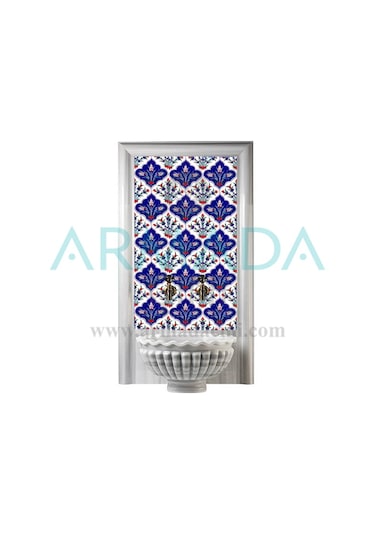 Armada Çini 60X100 CM Ac 45 İznik Serigraf Türk Hamamı Pano