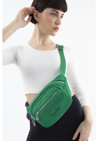 Unıted Colors Of Benetton Kadın Bel Çantası Bnt 1559 Yeşil