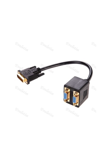 Dvi 2X Vga Y Kablosu 4972P Çoklayici 24+5 Switch Spitter Çoğaltic