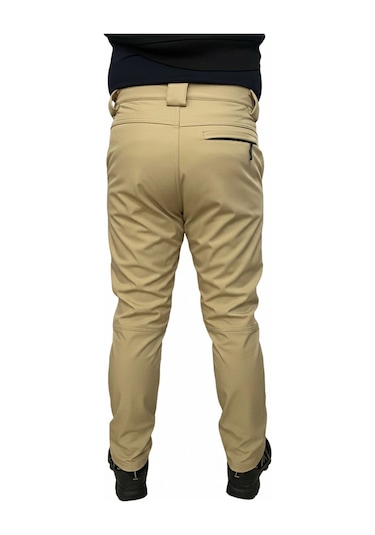 Mysia Outdoor Açık Bej Soft Shell Pantolon İçi Polarlı Bej
