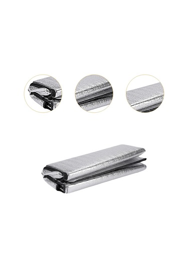 Suntek Açık Hava Kamp Matı Su Geçirmez Moda Piknik 100cmx200cm Gümüş