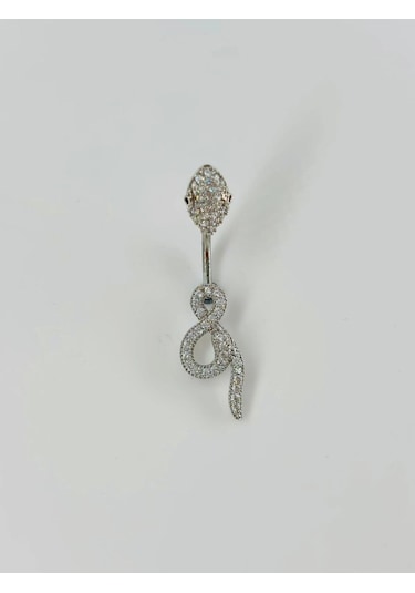 Yılan Detaylı Göbek Piercing Diğer 91757134