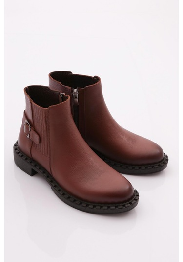 Dgn 042 Kadin Yani Tokali Klasik Bot 042-2495-R2133 Taba Dgn 042 Kadin Yani Tokali Klasik Bot 042-2495-R2133 Taba