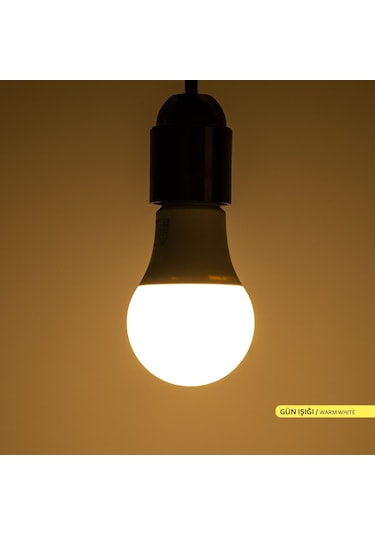 Ack 9w Led Ampul 3000k Günışığı E27 5'li Eko Paket
