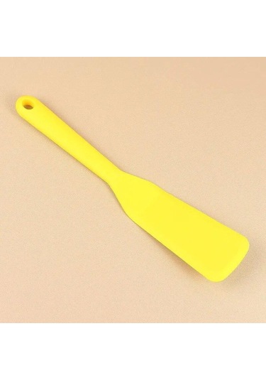 Sarı Silikon Kızartma Küreği Yapışmaz Mutfak Gözleme Kızarmış Yumurta Transfer Küreği Biftek Kürek Mutfak Pişirme Araçları