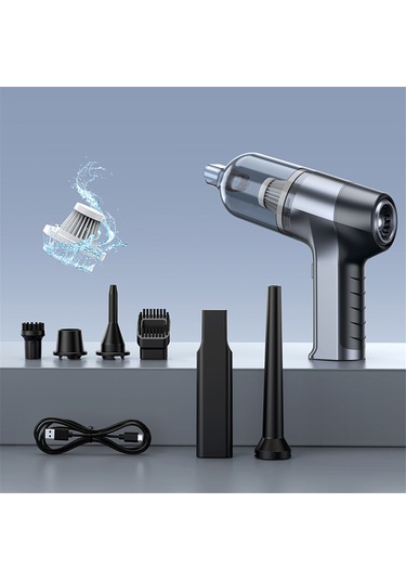 Crackedice Taşınabilir Kablosuz Araba Elektrikli Süpürgesi Mini El Tipi Temizleyici