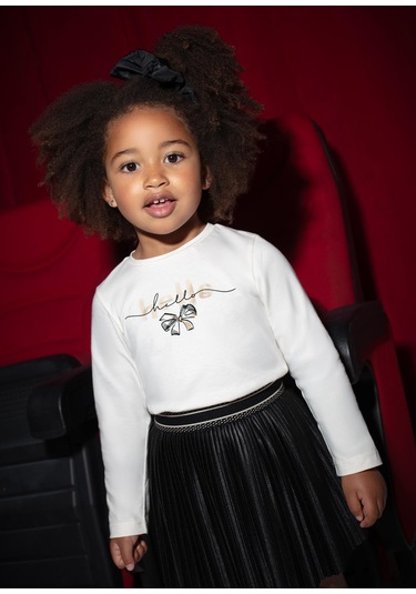 Mayoral Kız Çocuk Toka Ve Sweatshirt Set Bej