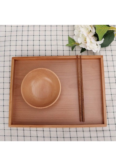 Ahşap Tepsi, Country Ahşap Servis Tepsisi İç İçe Çok Fonksiyonlu Tepsi Kahvaltı Sehpası/uşak