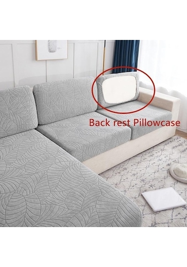 Novahub Çimen Yeşili 3d Jakarlı Kanepe Kılıfı - Su Geçirmez, Yıkanabilir, Evcil Hayvan Ve Çocuk Güvencesi/ Çimen Yeşili