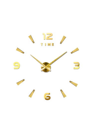 Monyee Eva Materyal Akıllı Duvar Saati, Sessiz Hareket, Doğru Zaman, Modern Dekoratif Ev Aletleri, Altın Renk Pil Dahil Değil Ea015 Diğer