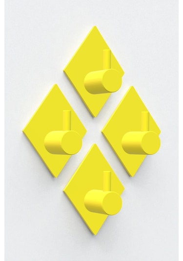 4'lü Askılık Havlu Askısı, Bornoz Askısı, Kapı Arkası, Duvara Monte, Dayanıklı Malzeme, Siyah 87 Siyah