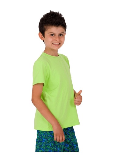 The Don Aile Yeşil-Lacivert Desenli Erkek Çocuk Pijama Takımı (9-