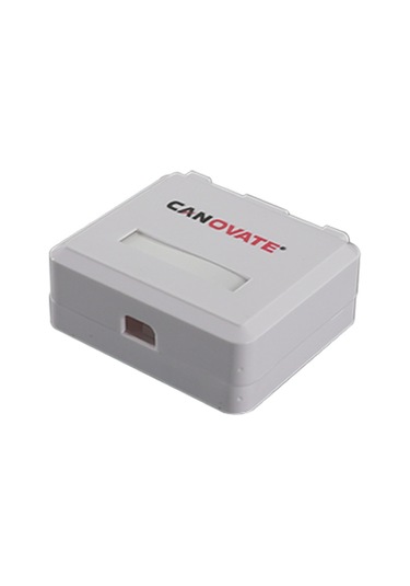 Canovate 25 Adet Veri Priz Kutusu 2 Port Sıva Üstü Beyaz