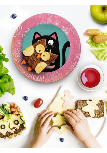 Nd Plej Tek Kullanımlık Ürünler - Tabaklar - Bardaklar - Kedi 31343374 25