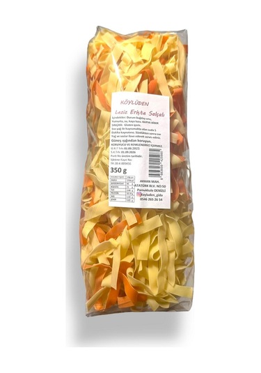 Köylüden Gıda Erişte Kapya Salçalı 350 G