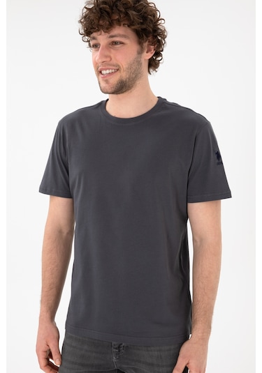 U.S. Polo Assn. Erkek Regular Fit Bisiklet Yaka Antrasit Basic Tişört 50305985-VR006 U.S. Polo Assn. Erkek Regular Fit Bisiklet Yaka Antrasit Basic Tişört 50305985-VR006