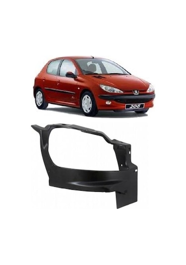 Sağ Far Yuva Sacı Peugeot 206 1997-2009 7213ac-7213tx