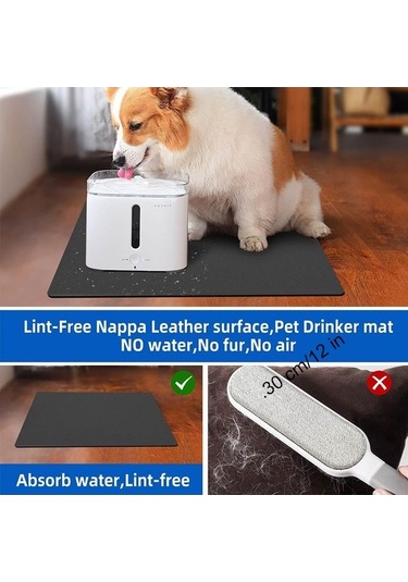 Ulzyvf Mutfak Tezgahı Su Emici Kurutucu Paspas, 30x50cm Gri, Dayanıklı Pratik Koyu Gri Koyu Gri